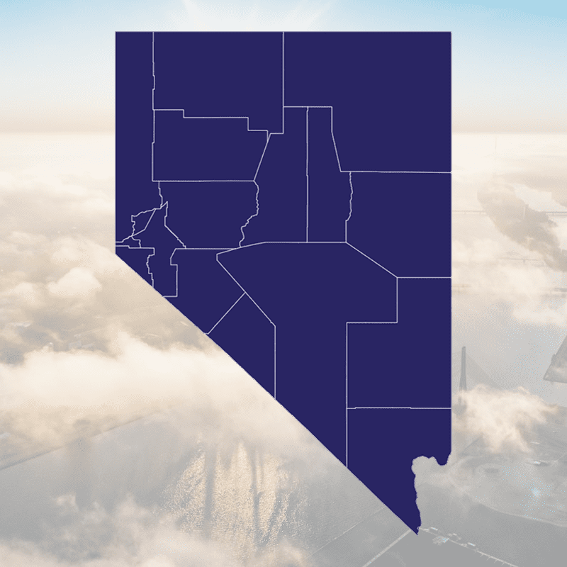 Nevada County Outline States