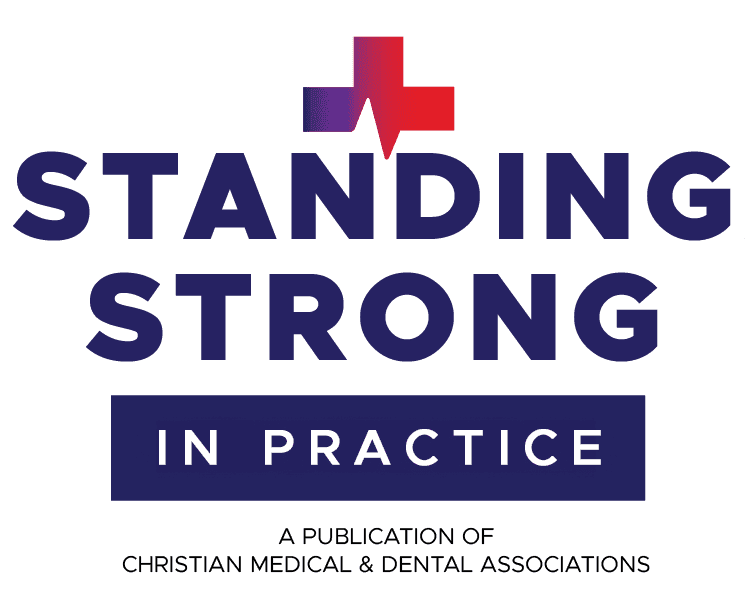 Standing Strong In Practice Logo With Tagline