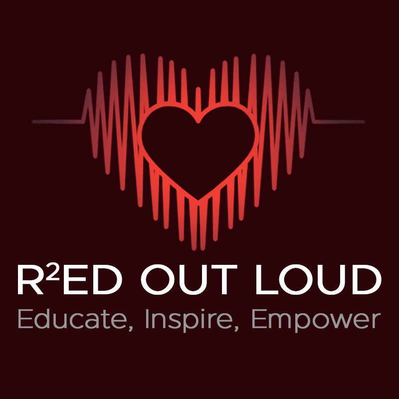 R2ED Podcast Logo Over Black